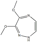 3,4-Dimethoxy-1H-1,2,5-triazepine 结构式