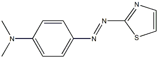 4-[(2-Thiazolyl)azo]-N,N-dimethylaniline 结构式