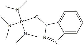 1H-Benzotriazole-1-yloxytris(dimethylamino)phosphonium 结构式