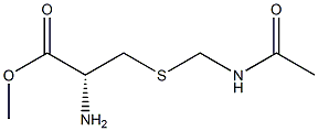S-[(Acetylamino)methyl]-L-cysteine methyl ester 结构式