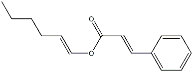 Cinnamic acid 1-hexenyl ester 结构式