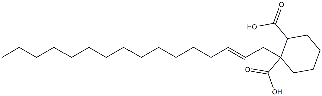 Cyclohexane-1,2-dicarboxylic acid hydrogen 1-(2-hexadecenyl) ester 结构式