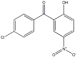 2-Hydroxy-5-nitro-4'-chlorobenzophenone 结构式