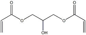 Bisacrylic acid 2-hydroxy-1,3-propanediyl ester 结构式