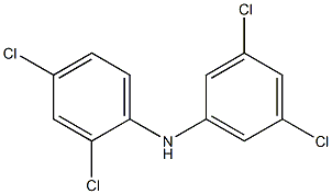 2,4-Dichlorophenyl 3,5-dichlorophenylamine 结构式