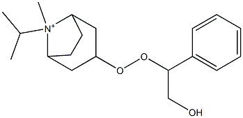 3-(2-Hydroxy-1-phenylethylperoxy)-8-isopropyl-8-methyl-8-azoniabicyclo[3.2.1]octane 结构式