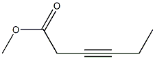 3-Hexynoic acid methyl ester 结构式