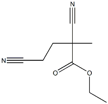 2,4-Dicyano-2-methylbutanoic acid ethyl ester 结构式