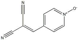 4-(2,2-Dicyanoethenyl)pyridine-1-oxide 结构式
