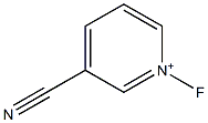 1-Fluoro-3-cyanopyridinium 结构式