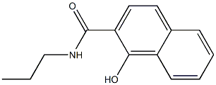 1-Hydroxy-N-propyl-2-naphthamide 结构式