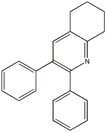 2,3-Diphenyl-5,6,7,8-tetrahydroquinoline 结构式