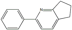 2-Phenyl-6,7-dihydro-5H-cyclopenta[b]pyridine 结构式