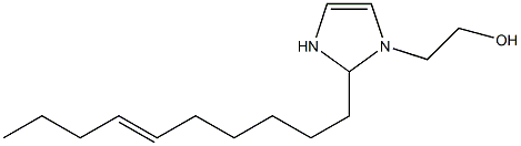 2-(6-Decenyl)-4-imidazoline-1-ethanol 结构式