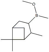 (2,6,6-Trimethylbicyclo[3.1.1]heptan-3-yl)(methyl)(methoxy)borane 结构式