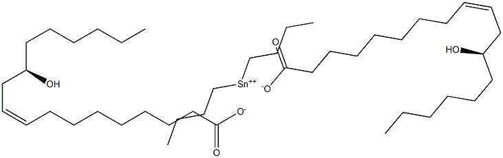 Diricinoleic acid dibutyltin(IV) salt 结构式