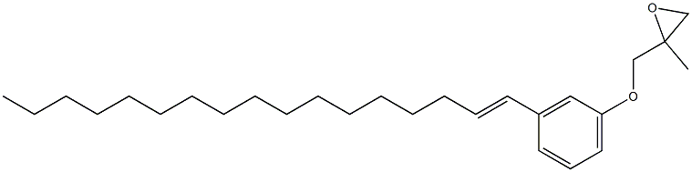 3-(1-Heptadecenyl)phenyl 2-methylglycidyl ether 结构式