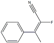 3-Phenyl-2-fluoro-2-butenenitrile 结构式