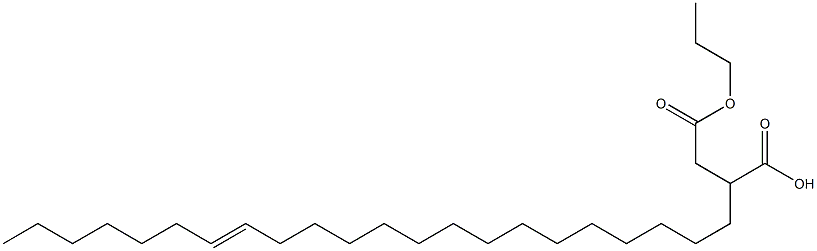 2-(15-Docosenyl)succinic acid 1-hydrogen 4-propyl ester 结构式