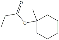 Propionic acid 1-methylcyclohexyl ester 结构式