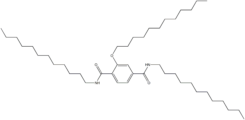 2-(Dodecyloxy)-N,N'-didodecylterephthalamide 结构式