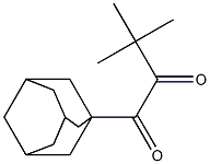 3,3-Dimethyl-1-(1-adamantyl)-1,2-butanedione 结构式