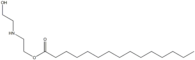 Pentadecanoic acid 2-[(2-hydroxyethyl)amino]ethyl ester 结构式