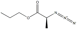 [S,(-)]-2-Azidopropionic acid propyl ester 结构式