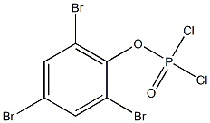 (2,4,6-Tribromophenoxy)dichlorophosphine oxide 结构式