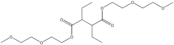 Hexane-3,4-dicarboxylic acid bis[2-(2-methoxyethoxy)ethyl] ester 结构式