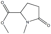 1-Methyl-5-oxopyrrolidine-2-carboxylic acid methyl ester 结构式