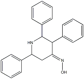 2,3,6-Triphenylpiperidin-4-one oxime 结构式