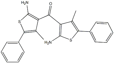 Phenyl(2-amino-4-methyl-3-thienyl) ketone 结构式