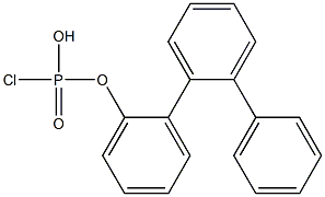 Chlorophosphonic acid 2-biphenylylphenyl ester 结构式