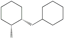 (1R,2R)-2-Methyl-1-(cyclohexylmethyl)cyclohexane 结构式