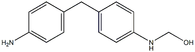 p-(p-Hydroxymethylaminobenzyl)aniline 结构式