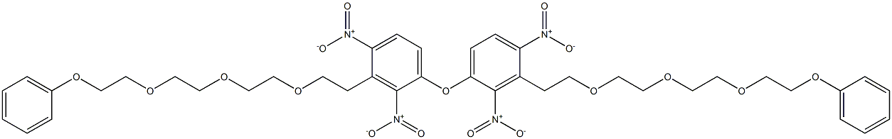 [2-[2-[2-[2-(Phenoxy)ethoxy]ethoxy]ethoxy]ethyl](2,4-dinitrophenyl) ether 结构式