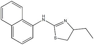 4-Ethyl-2-(1-naphtyl)amino-2-thiazoline 结构式