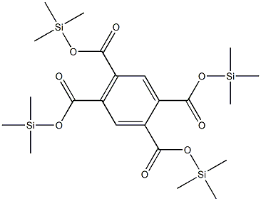 1,2,4,5-Benzenetetracarboxylic acid tetra(trimethylsilyl) ester 结构式