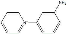 1-(3-Aminophenyl)pyridinium 结构式