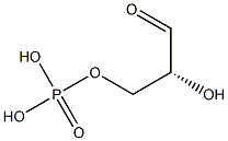 (2R)-2-Hydroxy-3-(dihydroxyphosphinyloxy)propanal 结构式