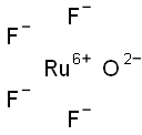 Ruthenium(VI) tetrafluorideoxide 结构式