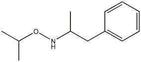 O-Isopropyl-N-(1-methyl-2-phenylethyl)hydroxylamine 结构式