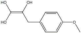3-(4-Methoxyphenyl)-1-propene-1,1,2-triol 结构式