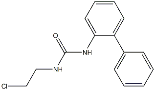 1-(1,1'-Biphenyl-2-yl)-3-(2-chloroethyl)urea 结构式