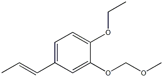 1-Ethoxy-2-methoxymethoxy-4-(1-propenyl)benzene 结构式