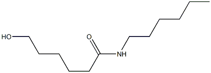 N-Hexyl-6-hydroxyhexanamide 结构式