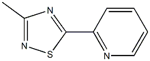 2-(3-Methyl-1,2,4-thiadiazol-5-yl)pyridine 结构式