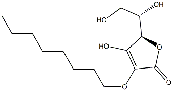 2-O-Octyl-L-ascorbic acid 结构式