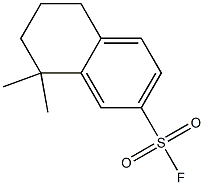 5,6,7,8-Tetrahydro-8,8-dimethylnaphthalene-2-sulfonic acid fluoride 结构式
